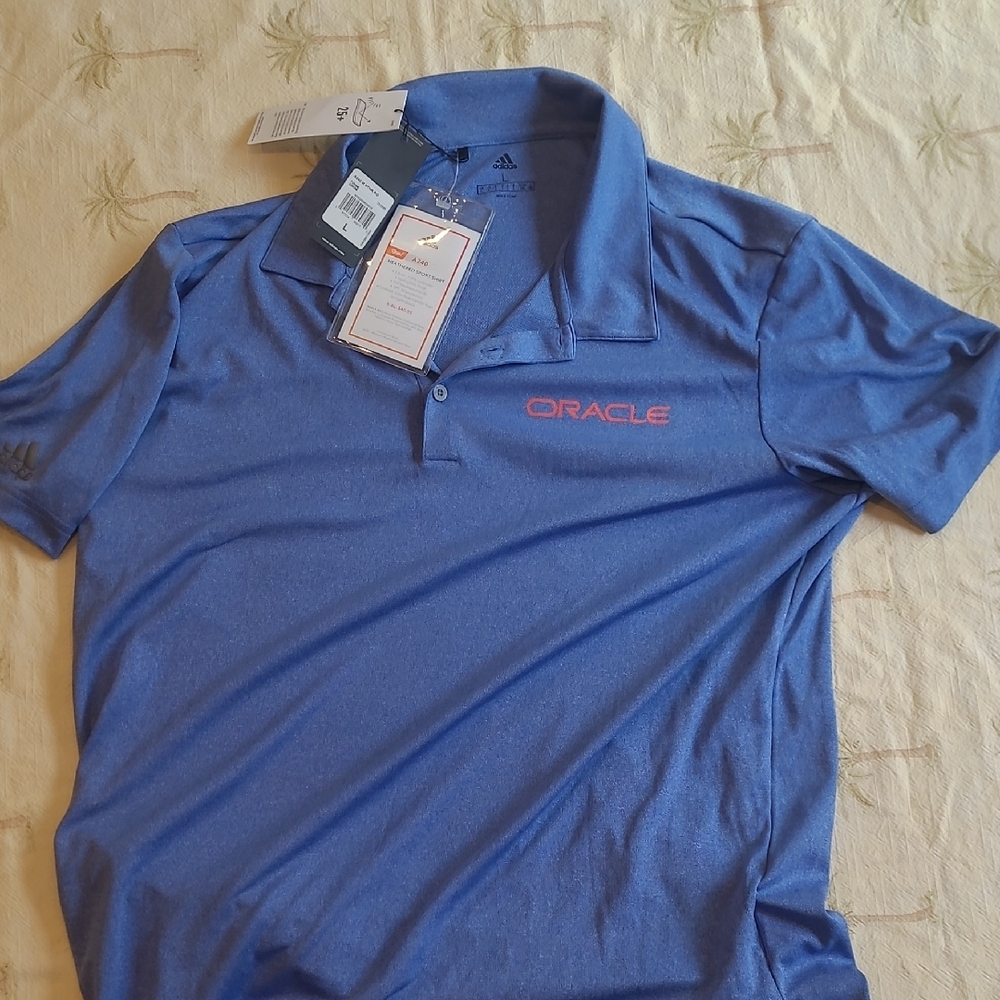 Adidas Blue Polo Shirt